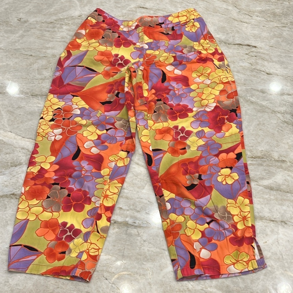 Talbots Tropical‎ Print Culottes | Multicolor | Size 6